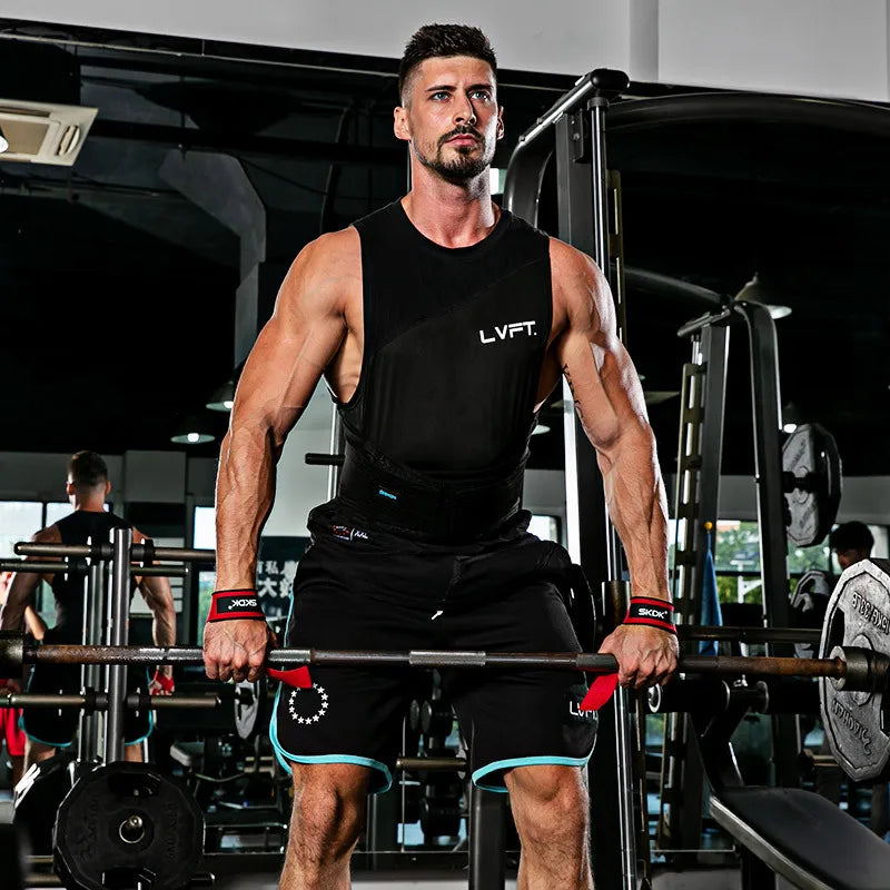 Custom Logo Adjustable Weight Lifting Wrist Straps Bodybuilding Powerlifting Strength Training Deadlifts Hand Lifting Straps