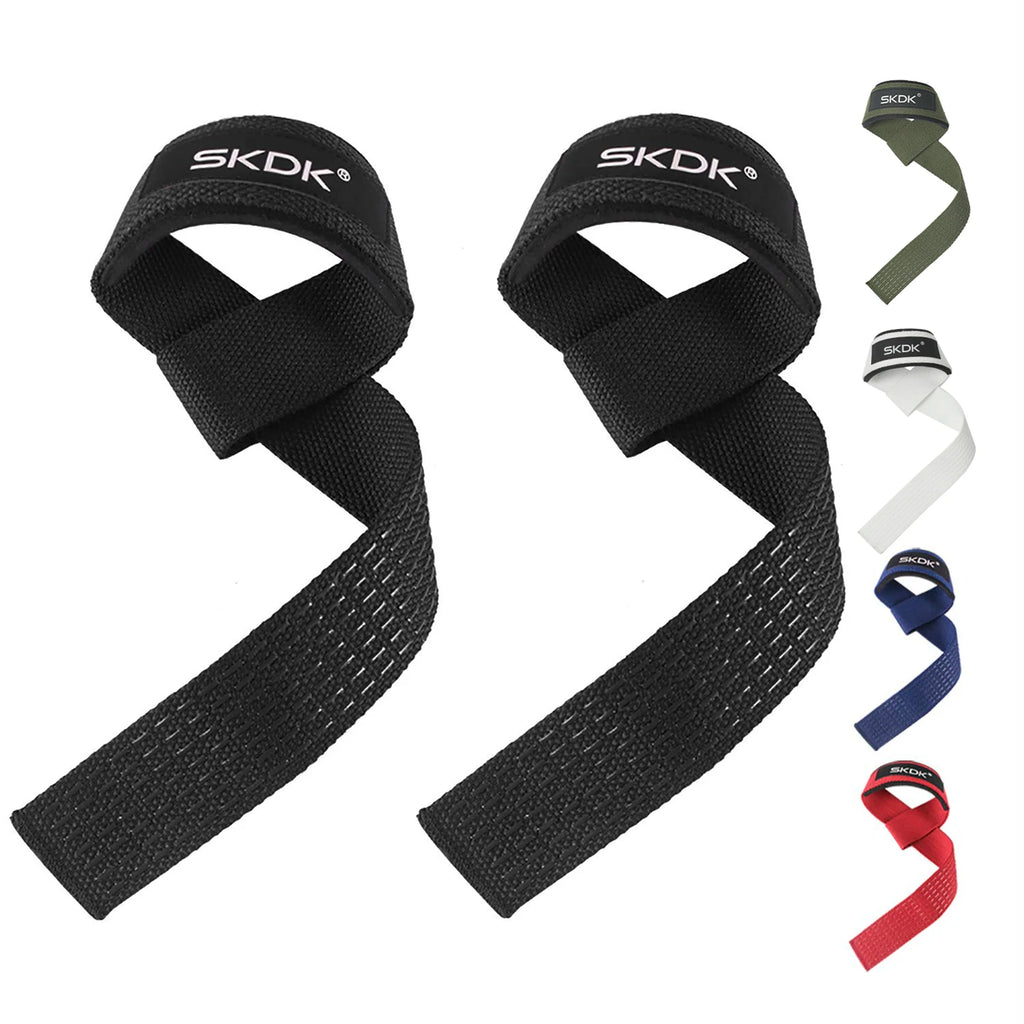 Custom Logo Adjustable Weight Lifting Wrist Straps Bodybuilding Powerlifting Strength Training Deadlifts Hand Lifting Straps